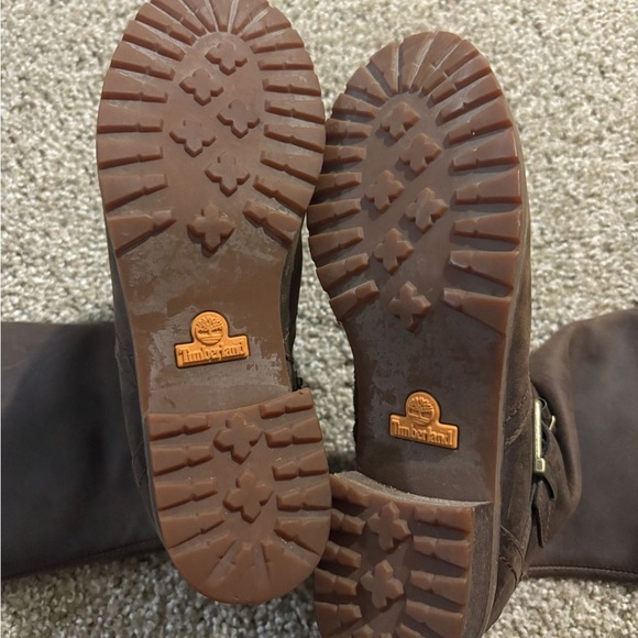 Timberlan Brown Leather Knee-High Boots - Picture 7 of 7